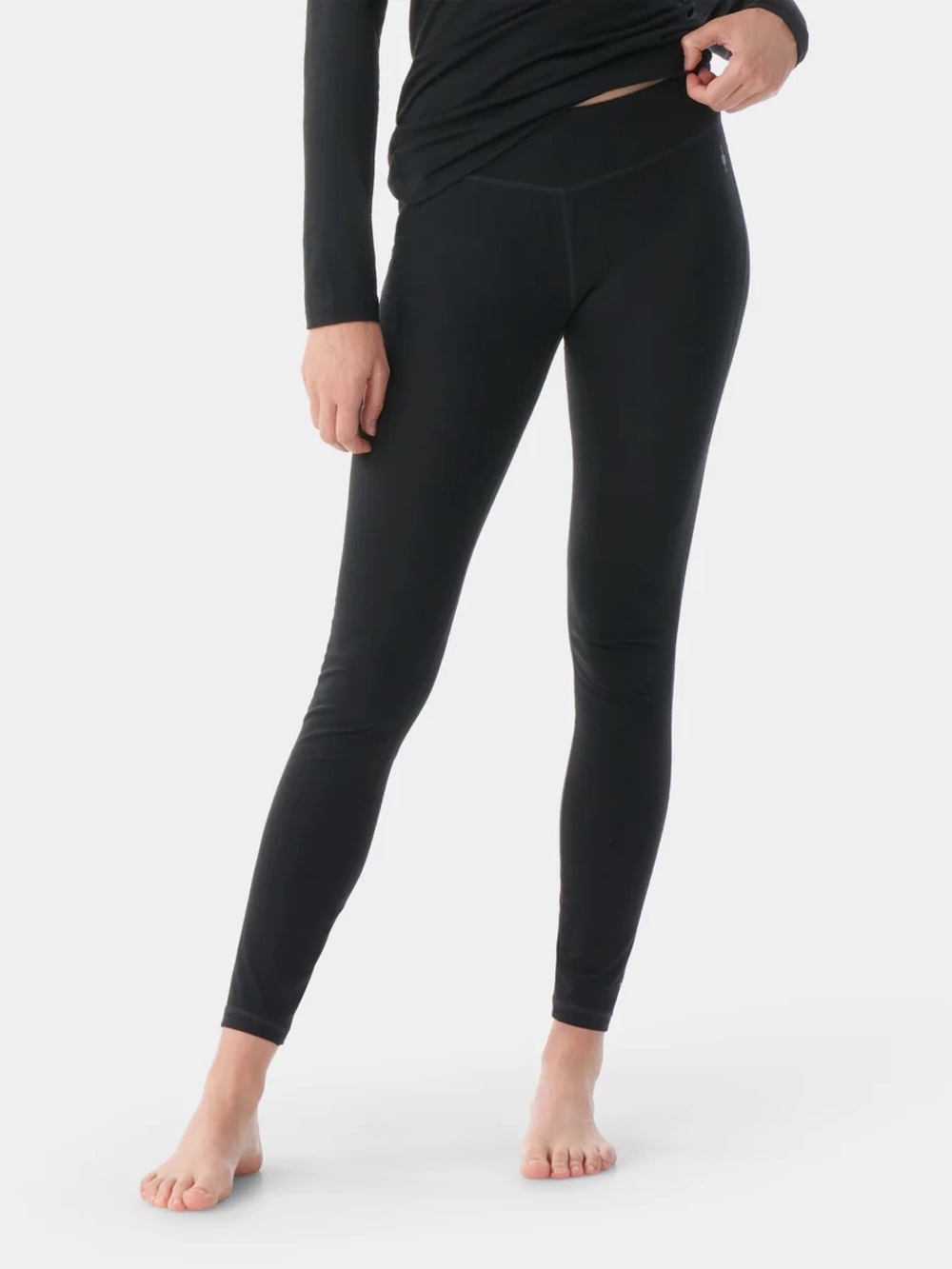 Smartwool Classic Thermal Merino Base Layer Bottoms Black Medium Like New